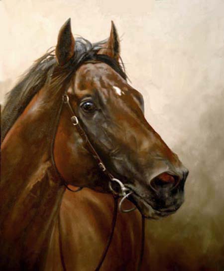 Lyn-Beaumont-Artist-equine-Exceed-and-Excel-60x70cm-for-sale