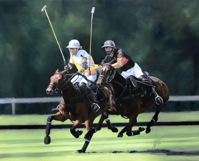 lyn-beaumont-equine-artist-polo-70x80cm-for-sale